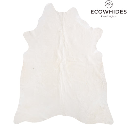 Brazilian White Cowhide Rug Size 8'6" L x 6'10" W 6044