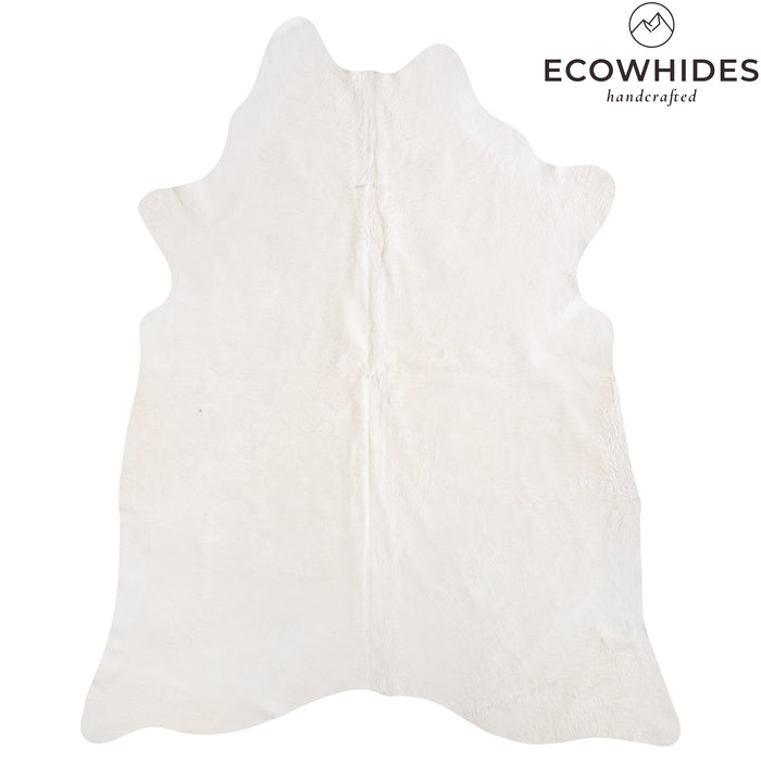 Brazilian White Cowhide Rug Size 8'6" L x 6'10" W 6044