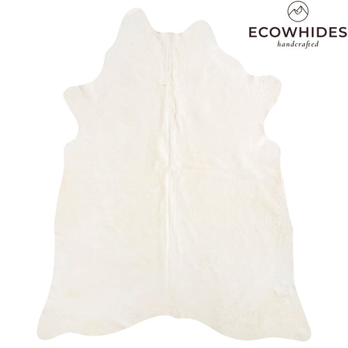 Brazilian Off White Cowhide Rug Size 8'6" L x 6'10" W 6044