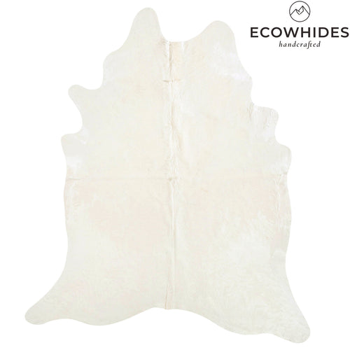 Brazilian Off White Cowhide Rug Size 7'11" L x 6'6" W 6045