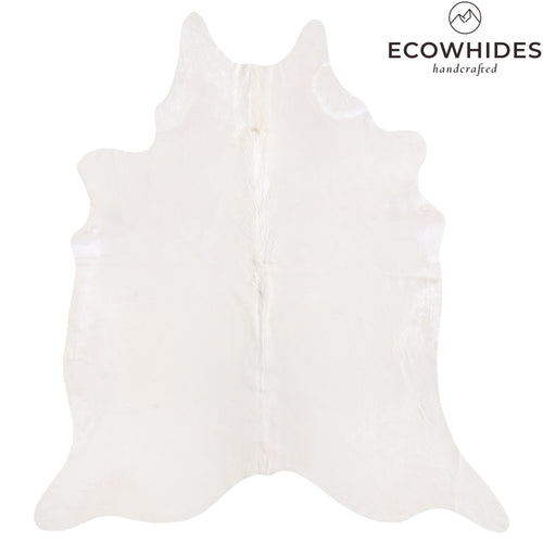 Brazilian White Cowhide Rug Size 7'10" L x 7'1" W 6047