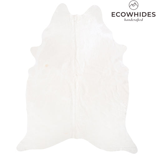 Brazilian White Cowhide Rug Size 8'5" L x 6'3" W 6049