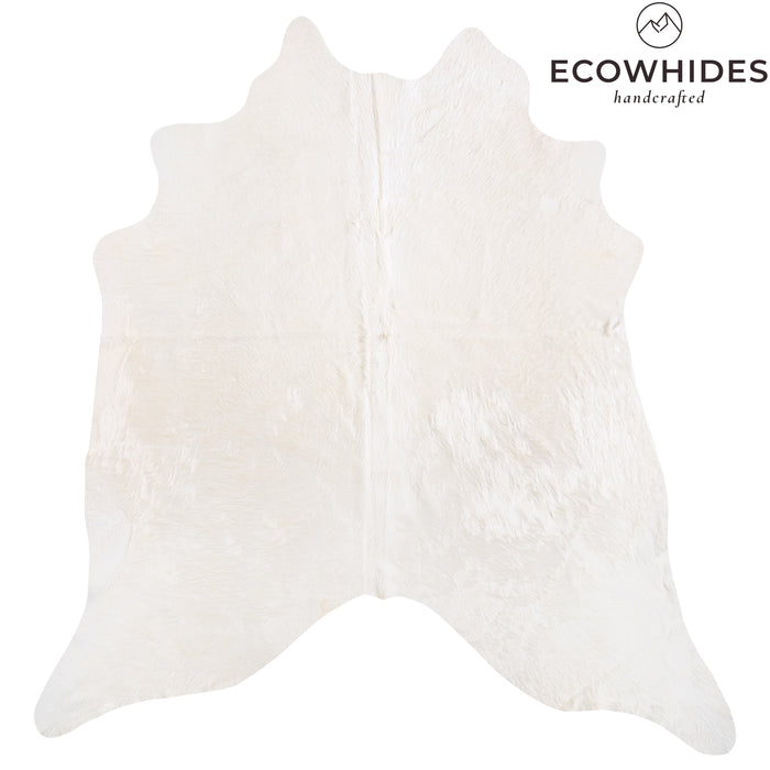 Brazilian White Cowhide Rug Size 7'6" L x 7'3" W 6050