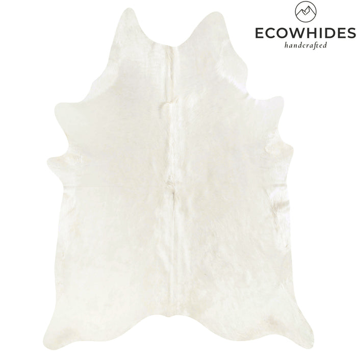 Brazilian Off White Cowhide Rug Size 7'6" L x 5'11" W 6053