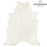 Brazilian Off White Cowhide Rug Size 8'0" L x 6'5" W 6054