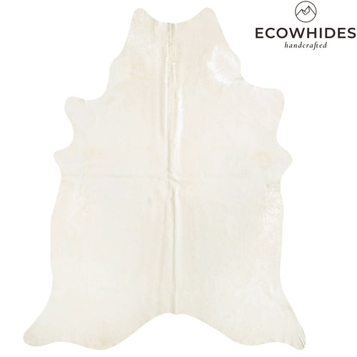Brazilian Off White Cowhide Rug Size 8'0" L x 6'5" W 6054