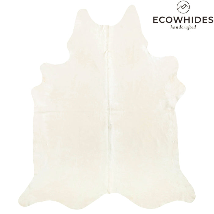 Brazilian Of White Cowhide Rug Size 8'1" L x 7'0" W 6058