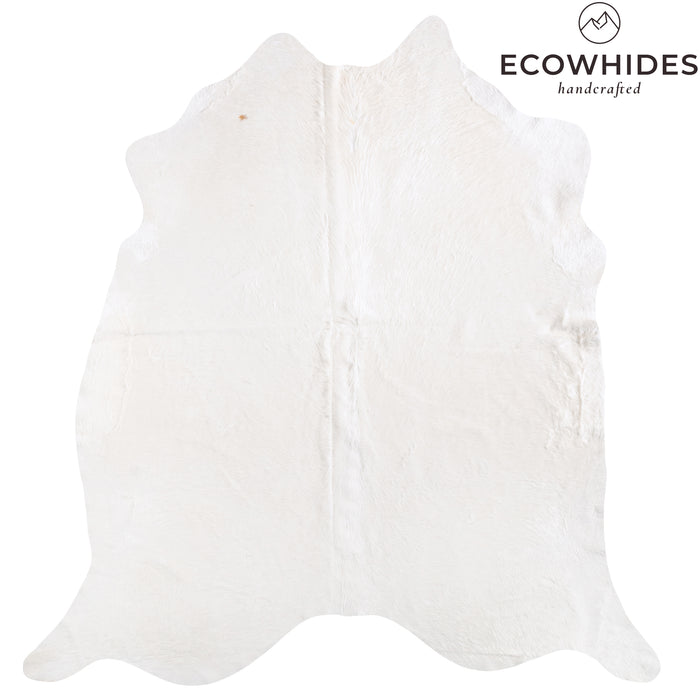 Brazilian White Cowhide Rug Size 7'10" L x 7'5" W 6061