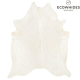 Brazilian Off White Cowhide Rug Size 7'9" L x 6'6" W 6065