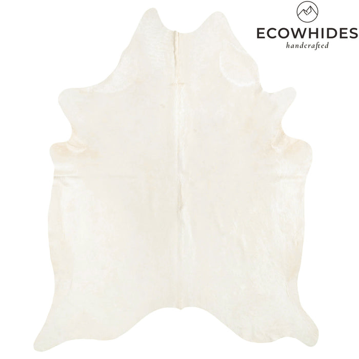 Brazilian Off White Cowhide Rug Size 7'9" L x 6'6" W 6065