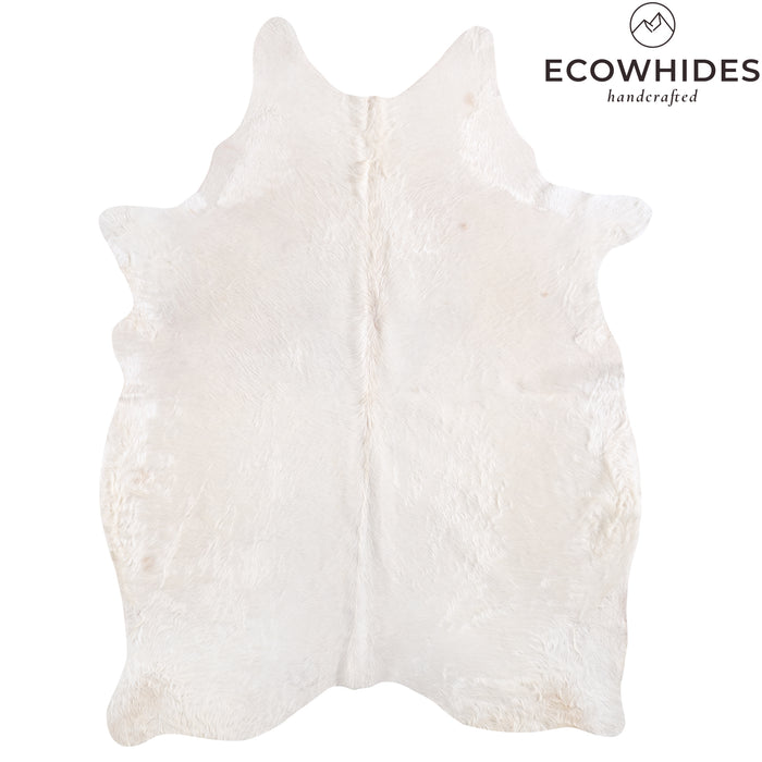 Brazilian White Cowhide Rug Size 8'1" L x 5'9" W 6067
