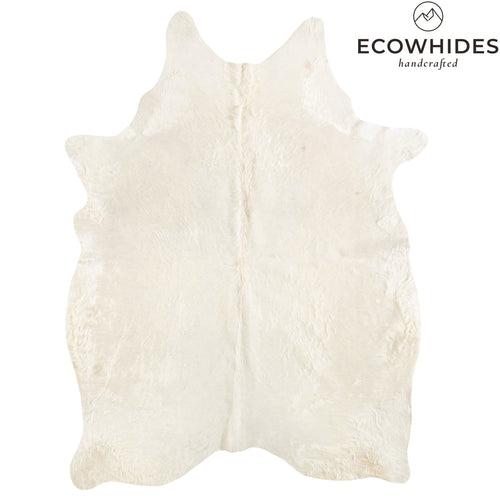Brazilian Off White Cowhide Rug Size 8'1" L x 5'9" W 6067