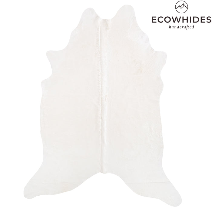 Brazilian White Cowhide Rug Size 8'6" L x 6'7" W 6068