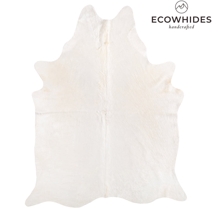 Brazilian White Cowhide Rug Size 8'4" L x 6'8" W 6069