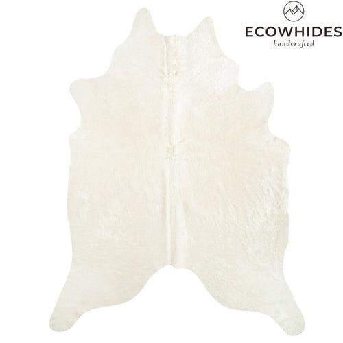 Brazilian Off White Cowhide Rug Size 8'6" L x 6'7" W 6071
