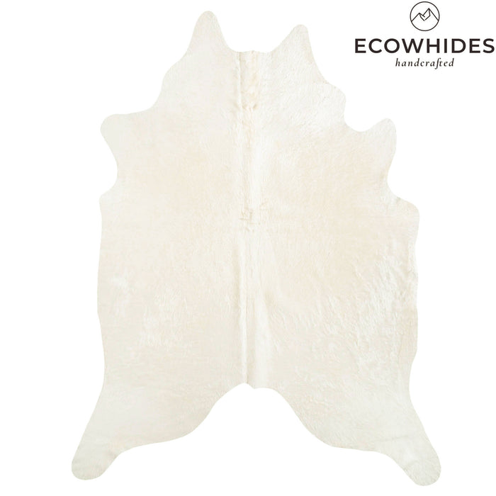 Brazilian Off White Cowhide Rug Size 8'6" L x 6'7" W 6071