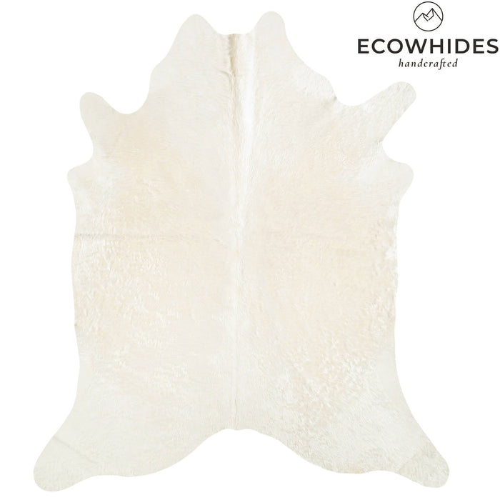 Brazilian Off White Cowhide Rug Size 8'1" L x 6'9" W 6072