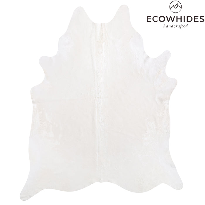 Brazilian White Cowhide Rug Size 7'10" L x 6'8" W 6075