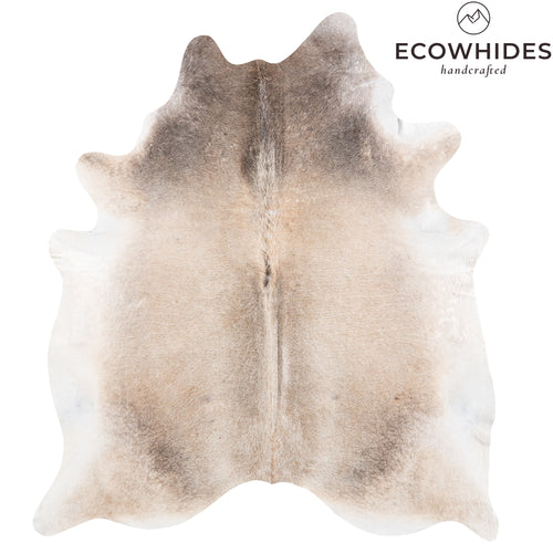 Brazilian Grey Palomino Cowhide Rug Size 7'9" L x 6'10" W 6121