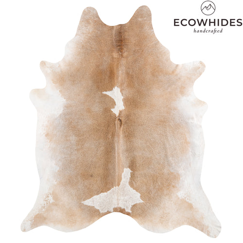 Brazilian Grey Palomino Cowhide Rug Size 8'3" L x 7'2" W 6122