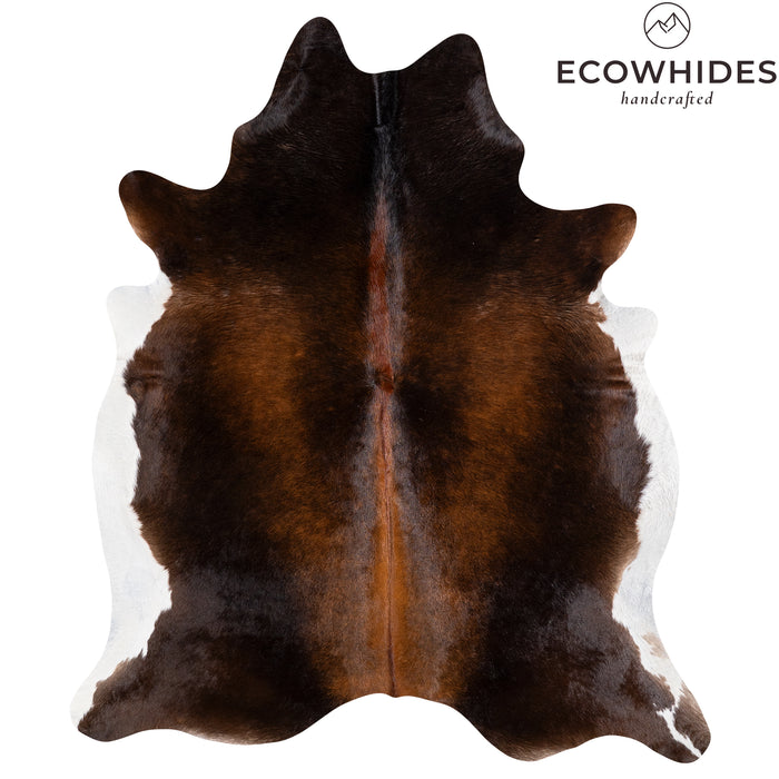 Brazilian Mahogany Cowhide Rug Size 7'8" L x 6'6" W 6133