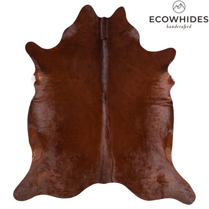 Brazilian Brown Cowhide Rug Size 7'0" L x 6'3" W 6163