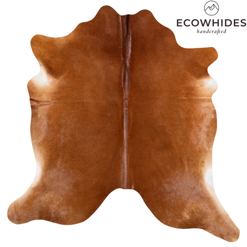 Brazilian Brown Cowhide Rug Size 6'9" L x 6'9" W 6166