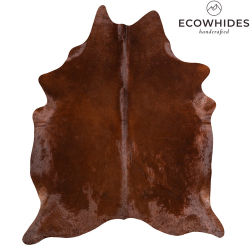Brazilian Brown Cowhide Rug Size 7'0" L x 5'10" W 6169