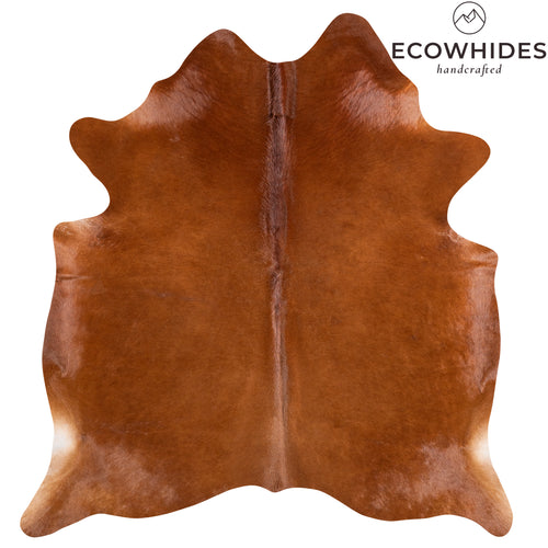 Brazilian Brown Cowhide Rug Size 6'8" L x 6'2" W 6171