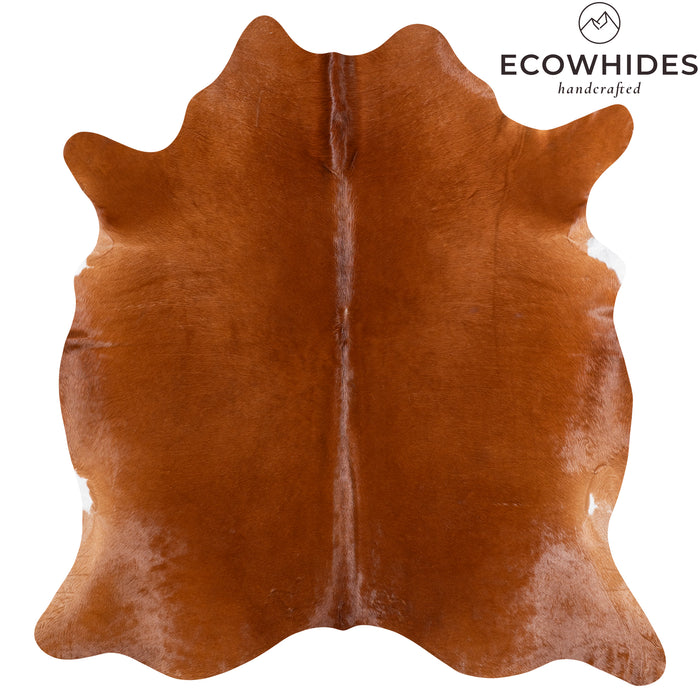 Brazilian Brown Cowhide Rug Size 7'3" L x 6'11" W 6172