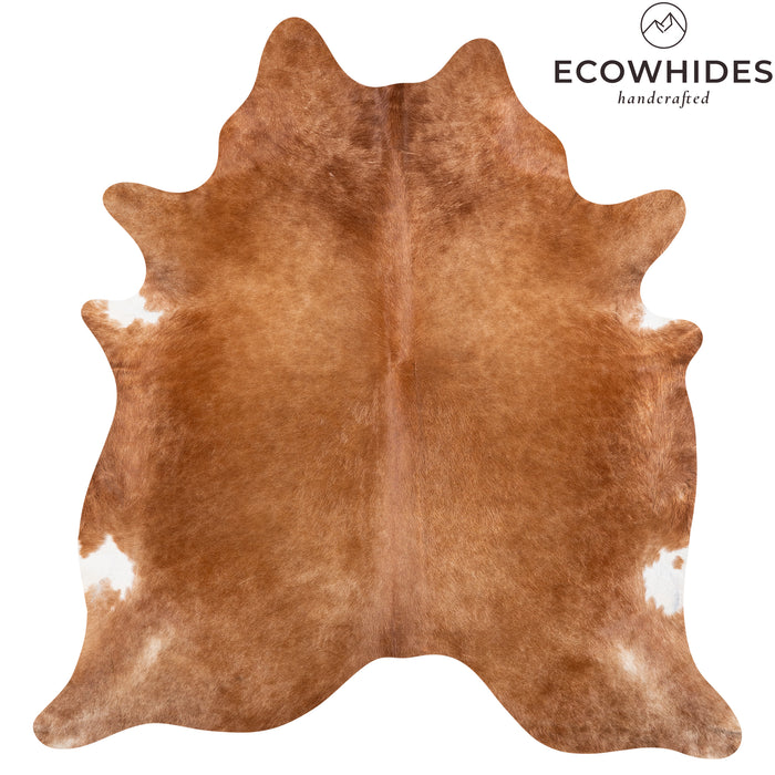 Brazilian Brown Cowhide Rug Size 8'1" L x 7'5" W 6177