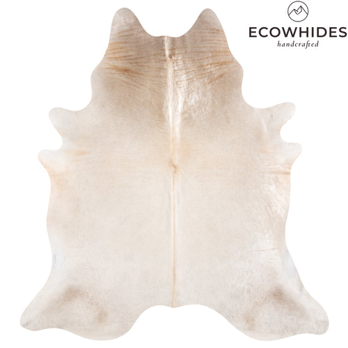 Brazilian Champagne Cowhide Rug Size 8'11" L x 7'4" W 6188
