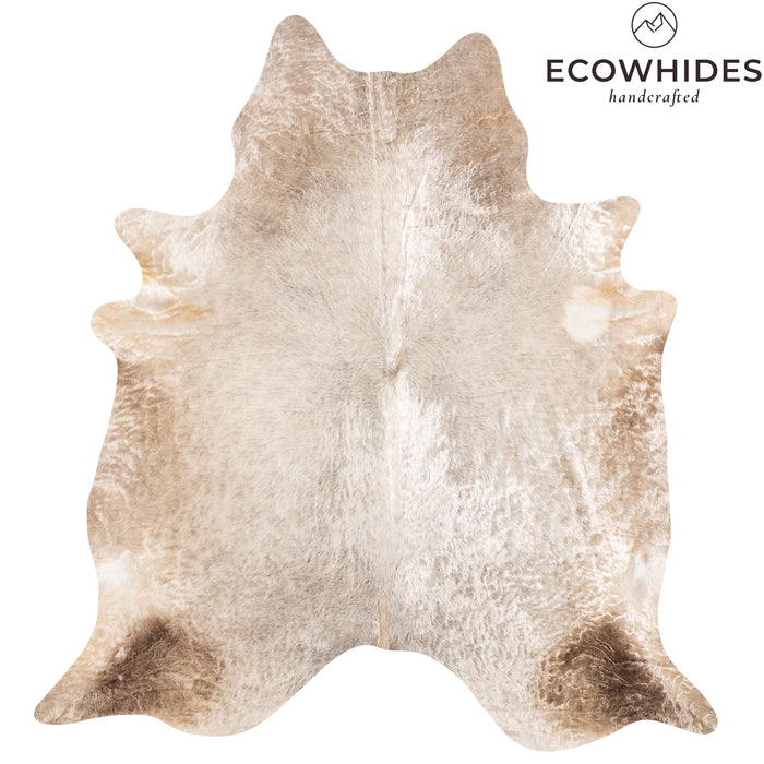 Brazilian Champagne Cowhide Rug Size 8'1" L x 7'6" W 6190