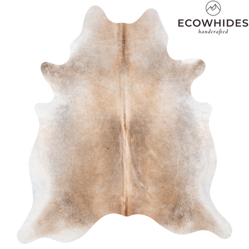 Brazilian Grey Palomino Cowhide Rug Size 7'11" L x 7'2" W 6192