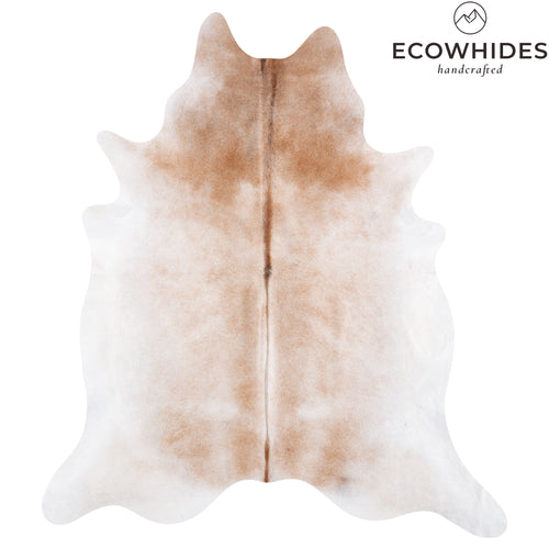 Brazilian Grey Palomino Cowhide Rug Size 8'0" L x 7'0" W 6195