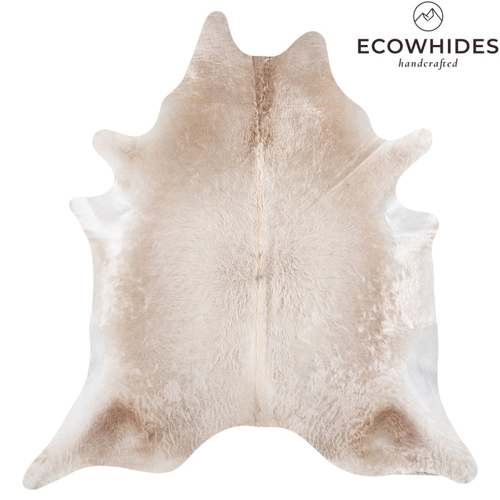 Brazilian Champagne Cowhide Rug Size 7'9" L x 7'5" W 6196