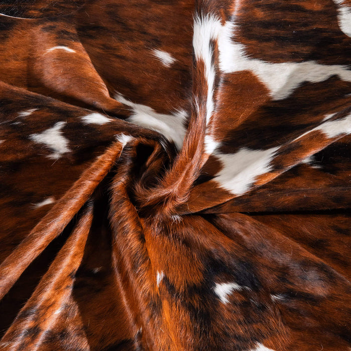 Tricolor Cowhide Rug Size 6'2" L x 6'8" W 6550