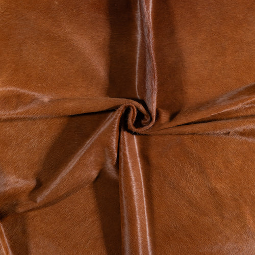 Brazilian Brown Cowhide Rug Size 6'9" L x 6'9" W 6166