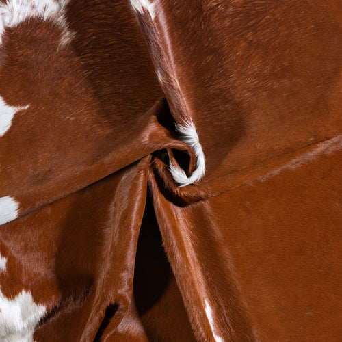 Brazilian Hereford Cowhide Rug Size 7'9" L x 5'11" W 6709