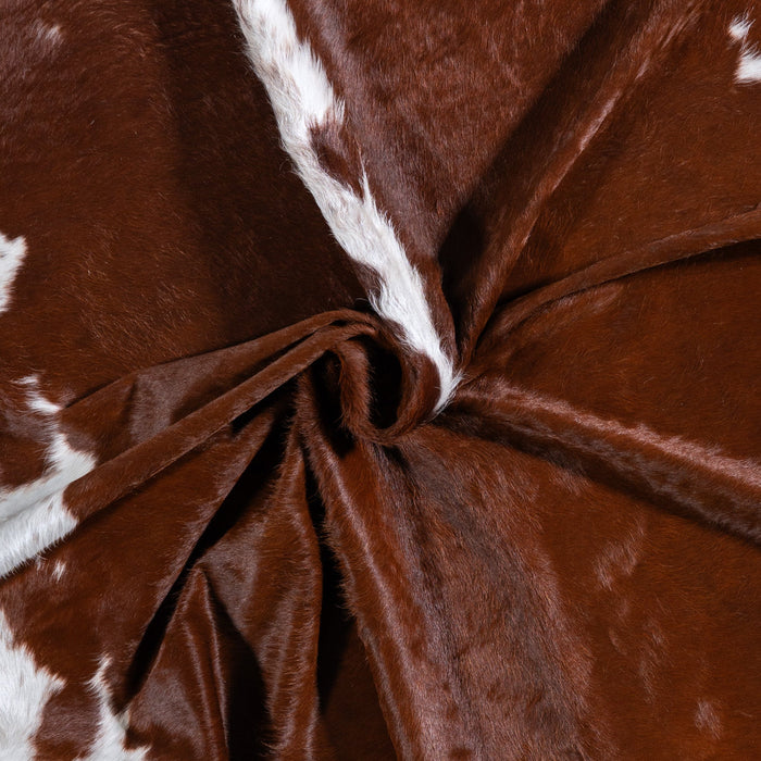 Brazilian Hereford Cowhide Rug Size 7'9" L x 7'3" W 6714