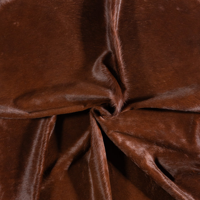 Brazilian Brown Cowhide Rug Size 7'0" L x 5'10" W 6169