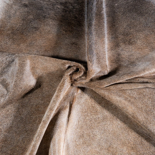 Brazilian Grey Palomino Cowhide Rug Size 7'4" L x 6'4" W 6918