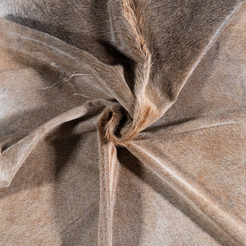 Brazilian Grey Palomino Cowhide Rug Size 7'7" L x 6'10" W 6919