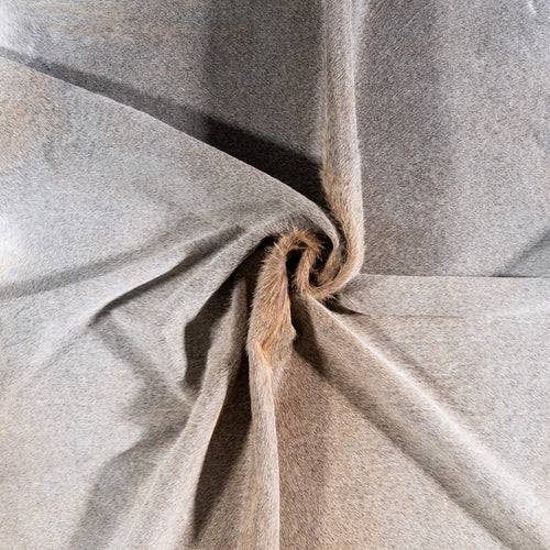 Brazilian Grey Palomino Cowhide Rug Size 6'5" L x 5'3" W 6924