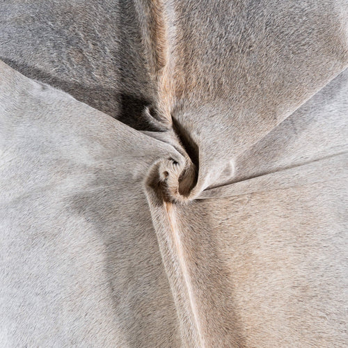 Brazilian Grey Palomino Cowhide Rug Size 7'8" L x 6'4" W 6927