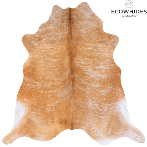 Brazilian Beige Cowhide Rug Size 6'9" L x 6'9" W 7010