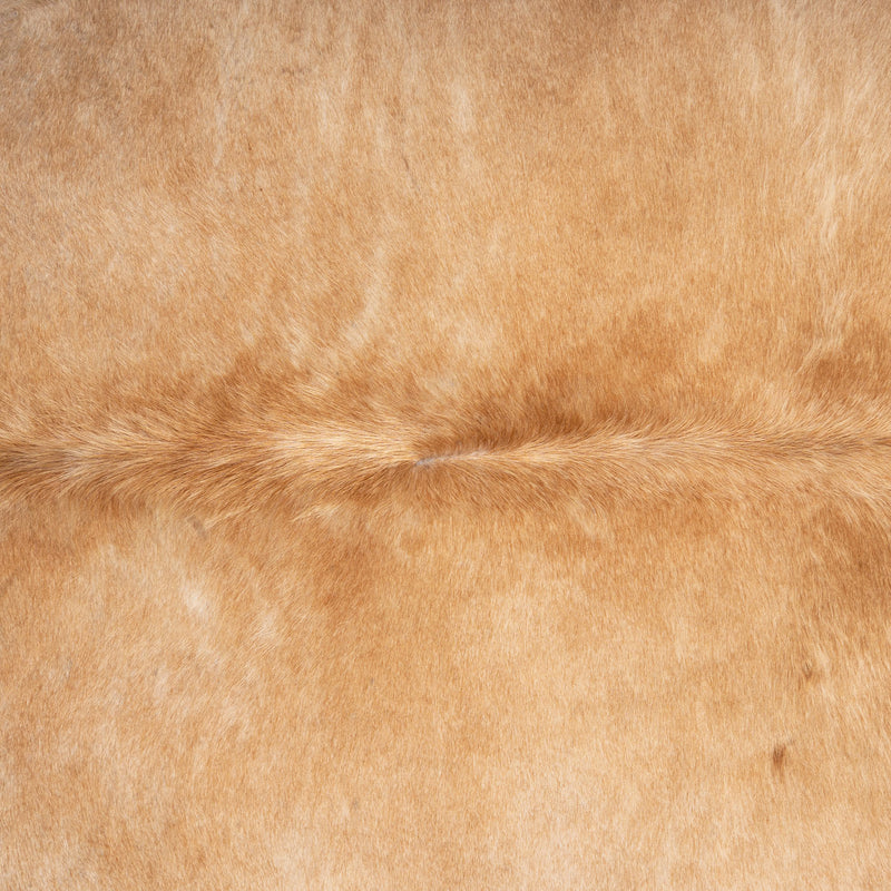 Brazilian Beige Cowhide Rug Size 7'2" L x 6'8" W 7026