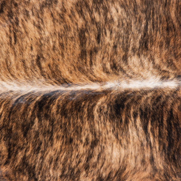Brazilian Brindle Cowhide Rug Size 8'0" L x 7'2" W 7029