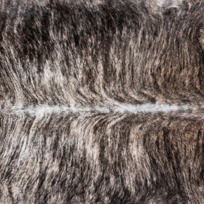 Brazilian Light Grey Brindle Cowhide Rug Size 8'3" L x 7'8" W 7041