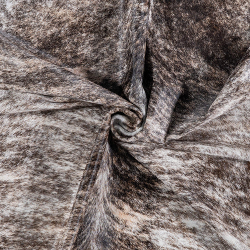 Brazilian Light Grey Brindle Cowhide Rug Size 7'8" L x 6'7" W 7052